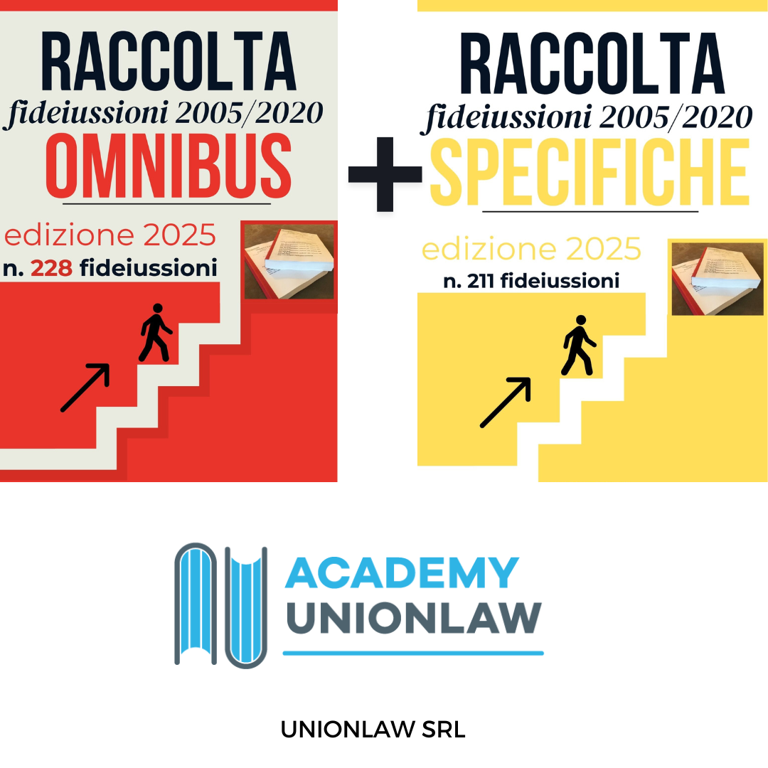 PACCHETTO RACCOLTE FIDEIUSSIONI OMNIBUS + SPECIFICHE: SCONTO 10%